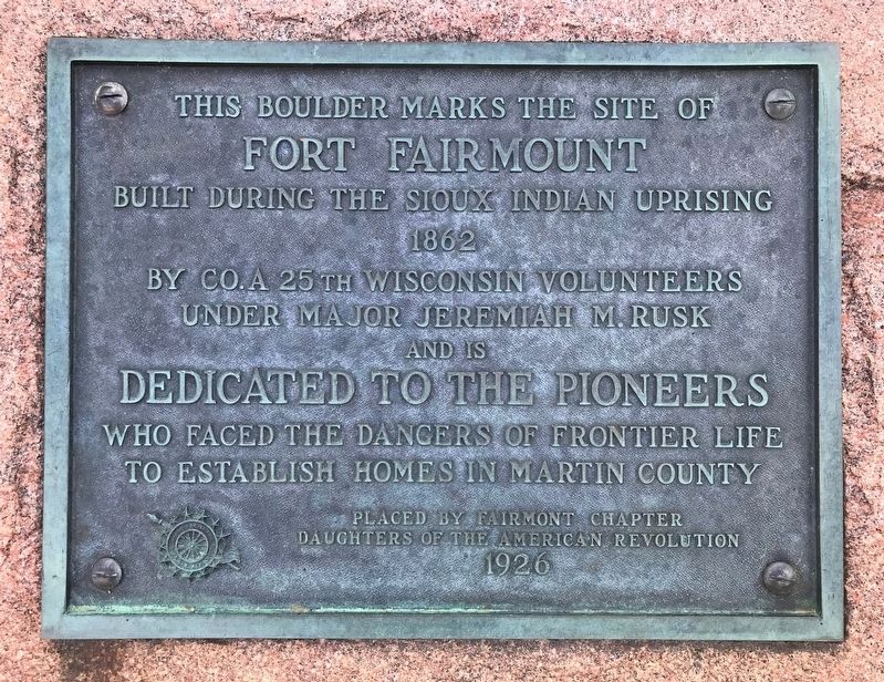 Fort Fairmount Marker image. Click for full size.