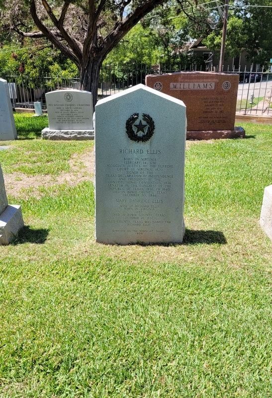 Richard Ellis Marker image. Click for full size.
