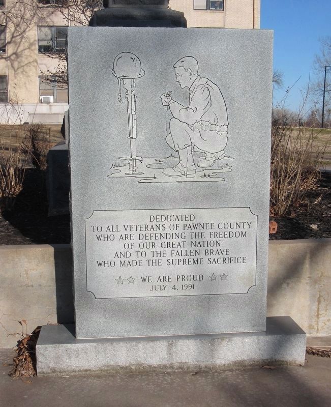 Pawnee County Veterans Memorial image. Click for full size.