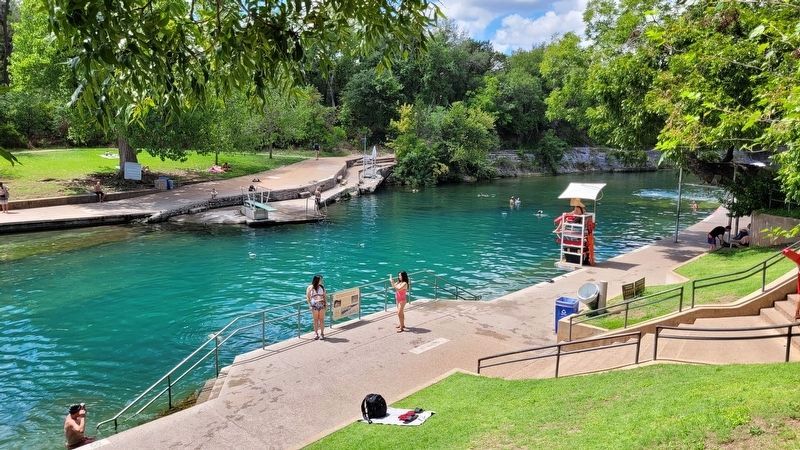 The Barton Springs Pool image. Click for full size.
