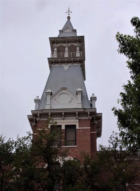 Old Main building spire image. Click for full size.