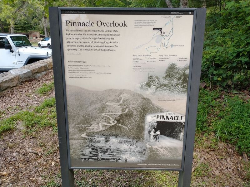 Pinnacle Overlook Marker image. Click for full size.