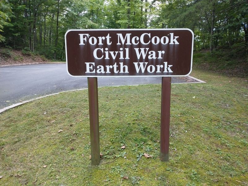 Fort McCook Civil War Earthworks image. Click for full size.
