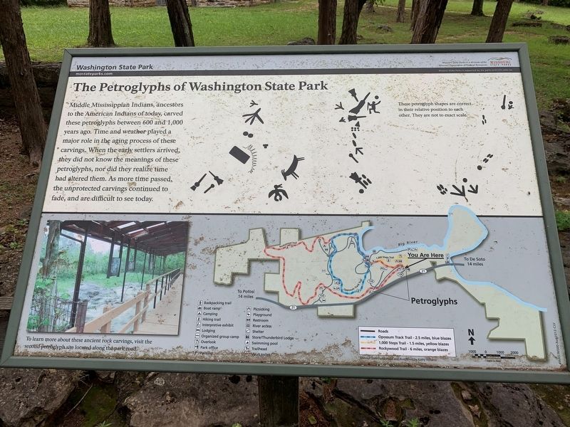 The Petroglyphs of Washington State Park Marker image. Click for full size.