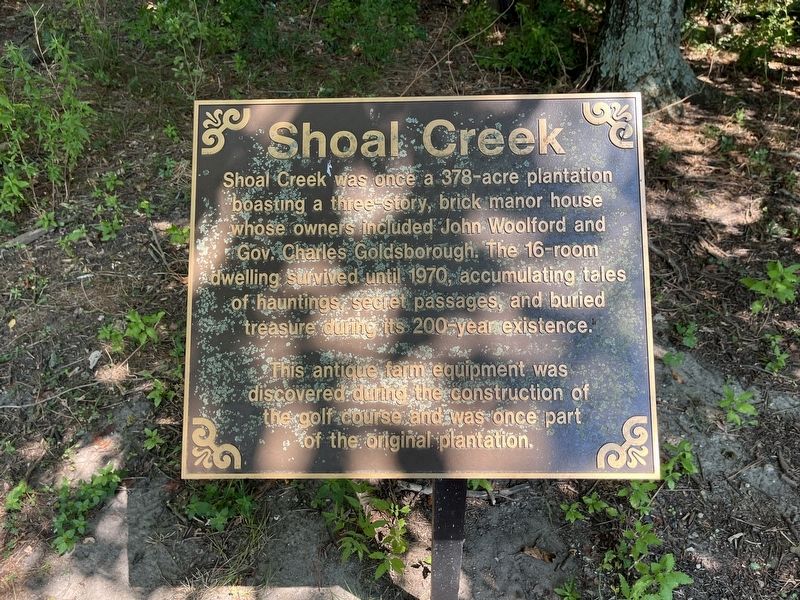 Shoal Creek Marker image. Click for full size.