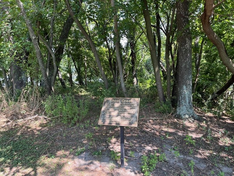 Shoal Creek Marker image. Click for full size.