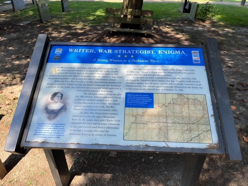 Writer, War Strategist, Enigma Marker image. Click for full size.