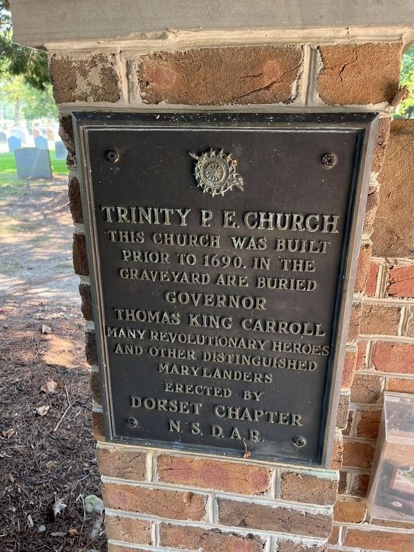 Trinity P.E. Church Marker image. Click for full size.