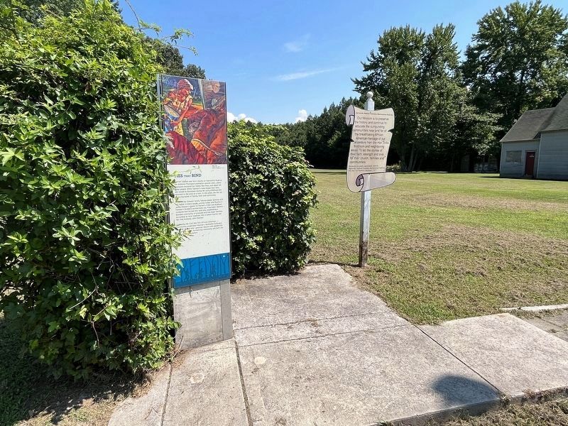 Malone's Church Marker image. Click for full size.