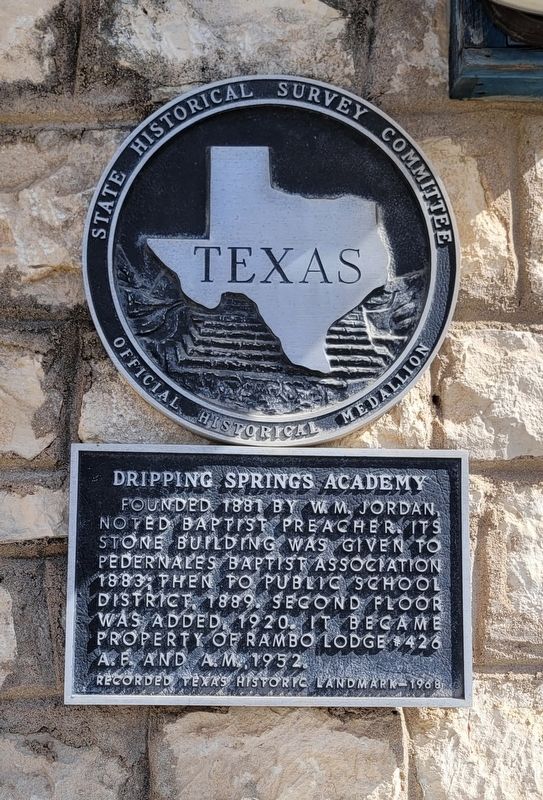Dripping Springs Academy Marker image. Click for full size.