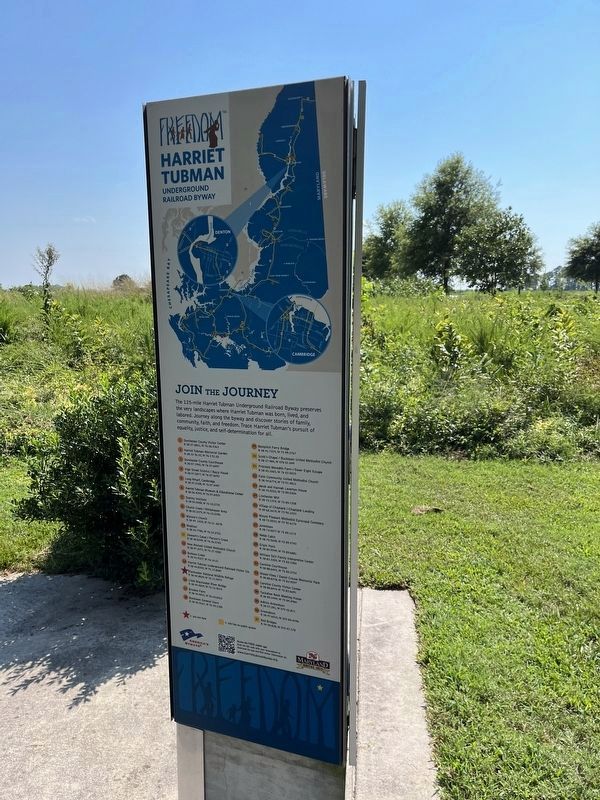 Blackwater National Wildlife Refuge Marker [Reverse] image. Click for full size.
