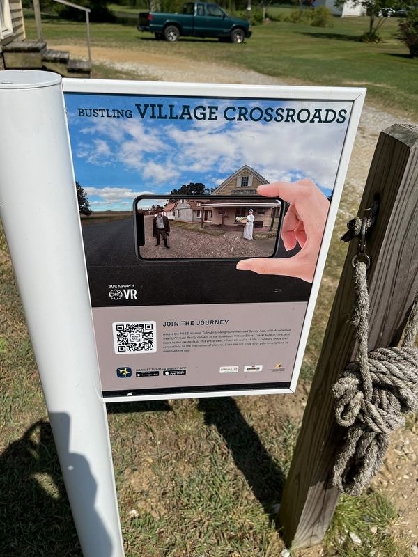 Nearby signage for the Harriet Tubman Underground Railroad Byway image. Click for full size.