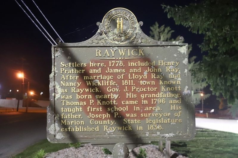 Raywick Marker image. Click for full size.
