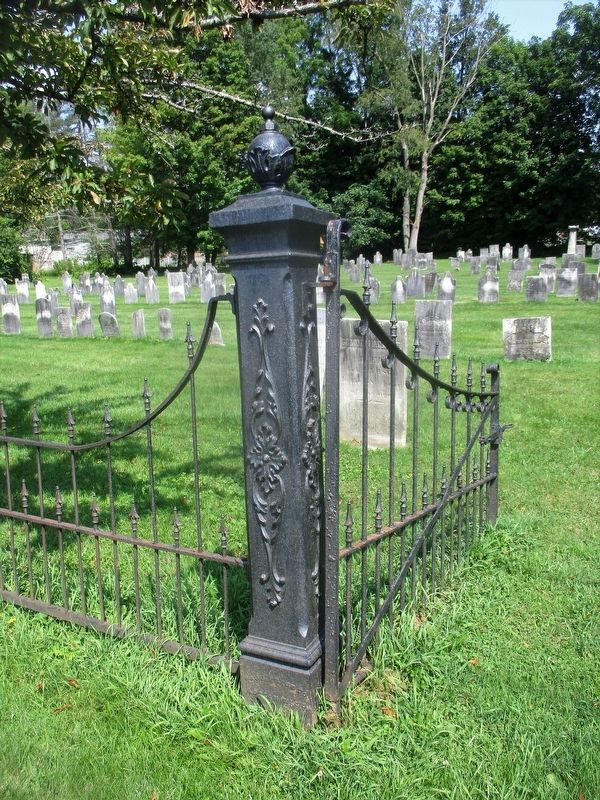 Old White Church Cemetery Gate image. Click for full size.