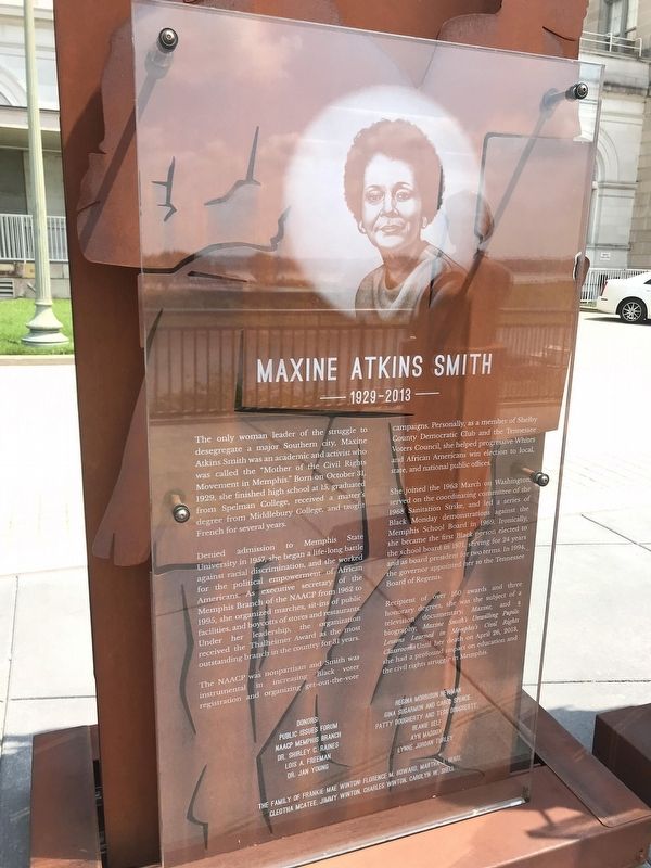 Maxine Atkins Smith Marker image. Click for full size.