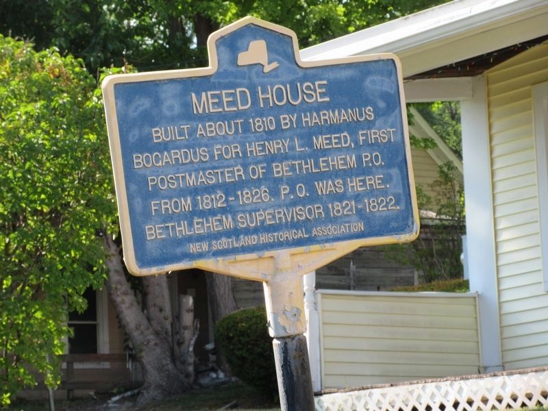 Meed House Marker image. Click for full size.