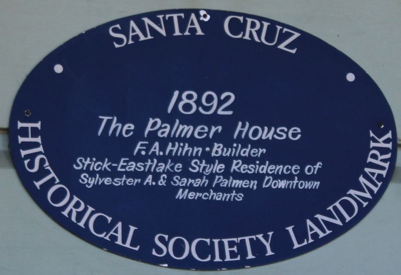 The Palmer House Marker image. Click for full size.