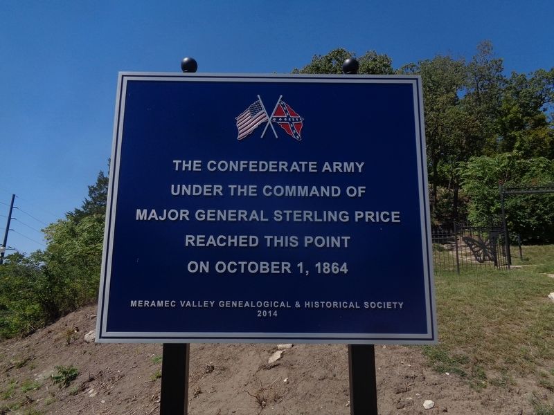 Sterling Price and the Confederate Army Marker image. Click for full size.