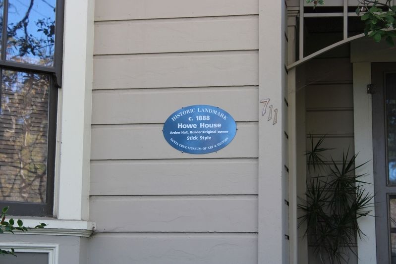 Howe House Marker image. Click for full size.