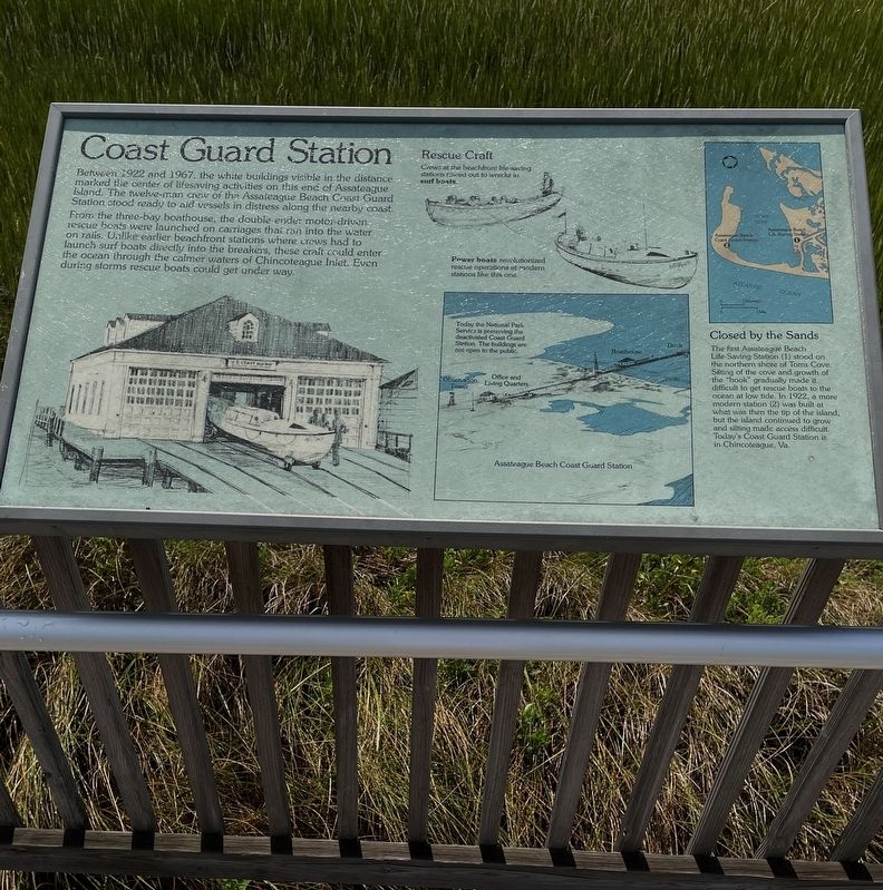 Coast Guard Station Marker image. Click for full size.