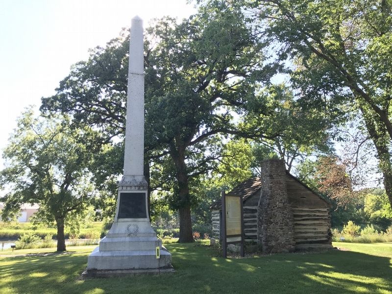 Jackson County Massacre Monument image. Click for full size.