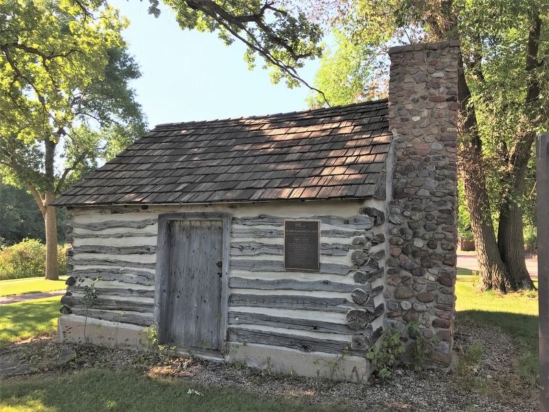Olson-Slaabakken Cabin & Marker image. Click for full size.