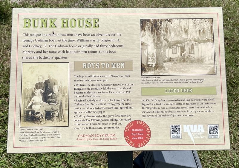 Bunk House Marker image. Click for full size.