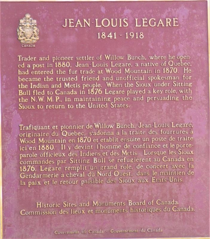 Jean-Louis L�gar� Marker image. Click for full size.