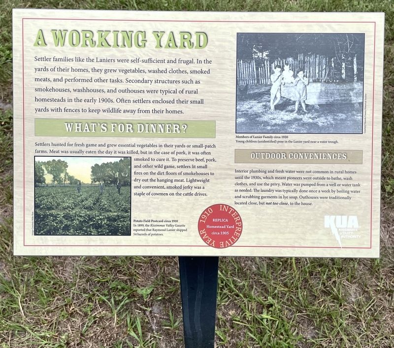 A Working Yard Marker image. Click for full size.