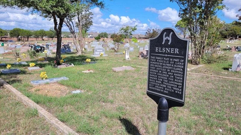 The Elsner Marker in the Phillips Cemetery image. Click for full size.