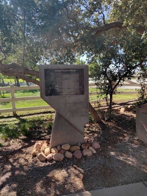 Spring Mountain Ranch Marker image. Click for full size.