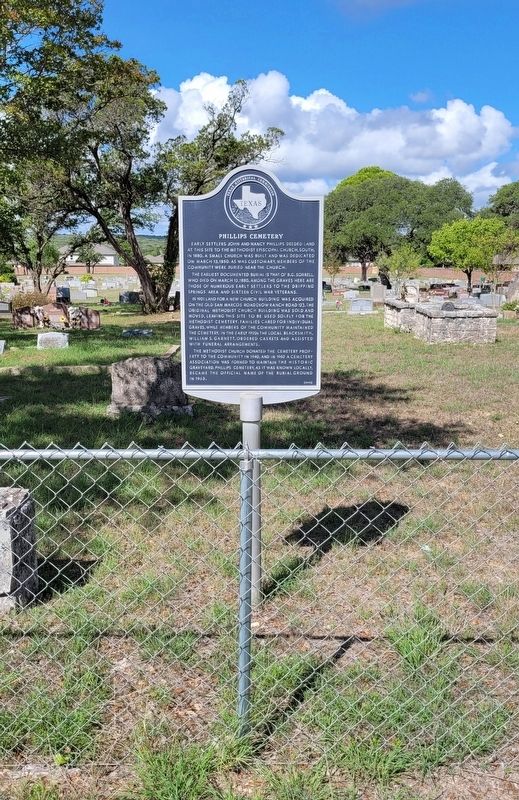 Phillips Cemetery Marker image. Click for full size.