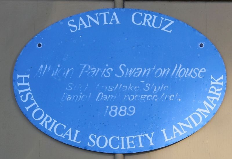 Albion Paris Swanton House Marker image. Click for full size.