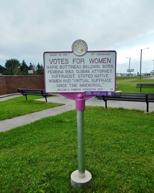 Votes For Women Marker. Click for full size. Votes For Women Marker image. Click for full size.