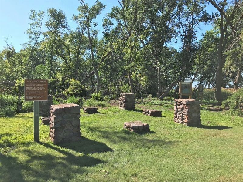 Luce Family Cemetery. Click for full size. Luce Family Cemetery image. Click for full size.
