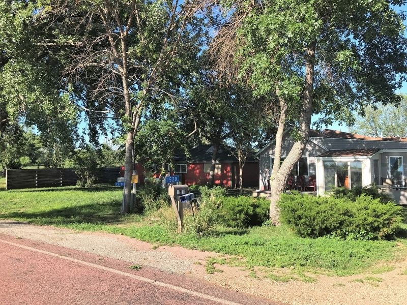 The location where the marker stood image. Click for full size.