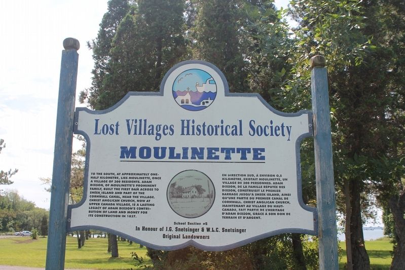 Lost Villages Historical Society Marker. Click for full size. Lost Villages Historical Society Marker image. Click for full size.