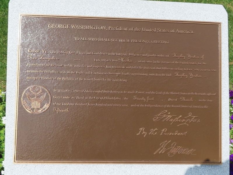 George Washington, Prefident of the United States of America Marker. Click for full size. George Washington, Prefident of the United States of America Marker image. Click for full size.