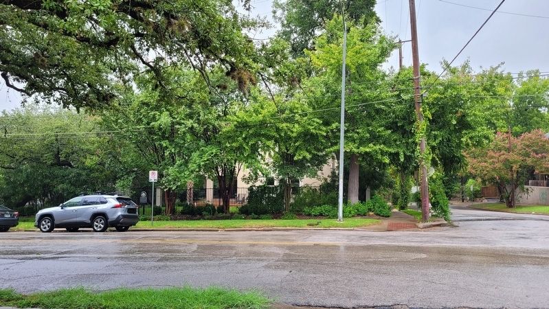 The view of the Sparks House and Marker from across the street image. Click for full size.