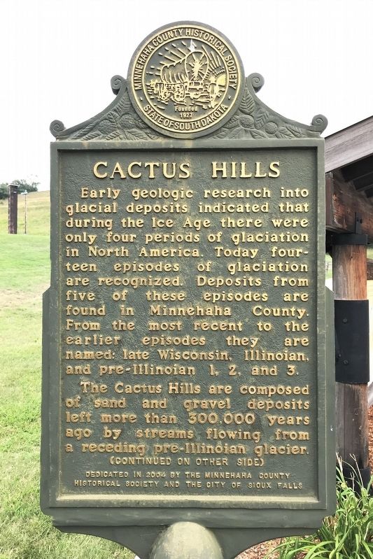 Cactus Hills Marker. Click for full size. Cactus Hills Marker image. Click for full size.