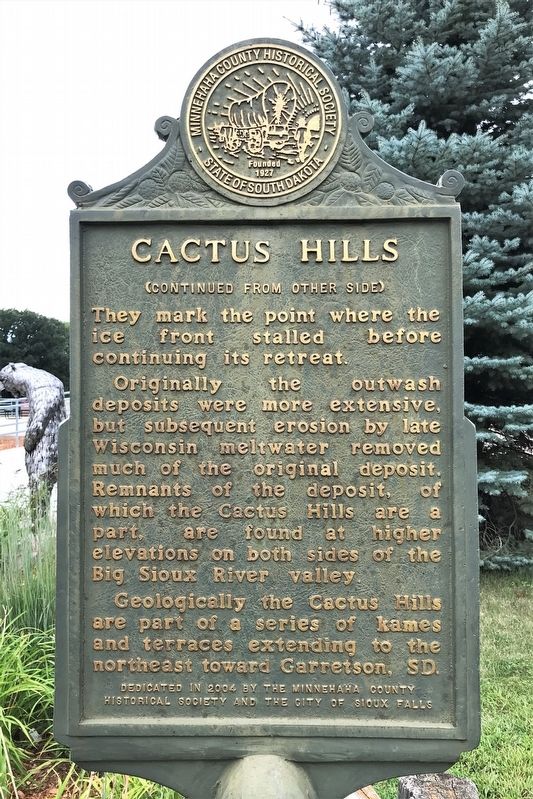 Cactus Hills Marker. Click for full size. Cactus Hills Marker image. Click for full size.