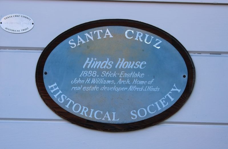 Hinds House Marker image. Click for full size.