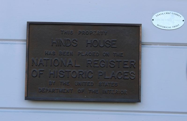 Hinds House Plaque image. Click for full size.