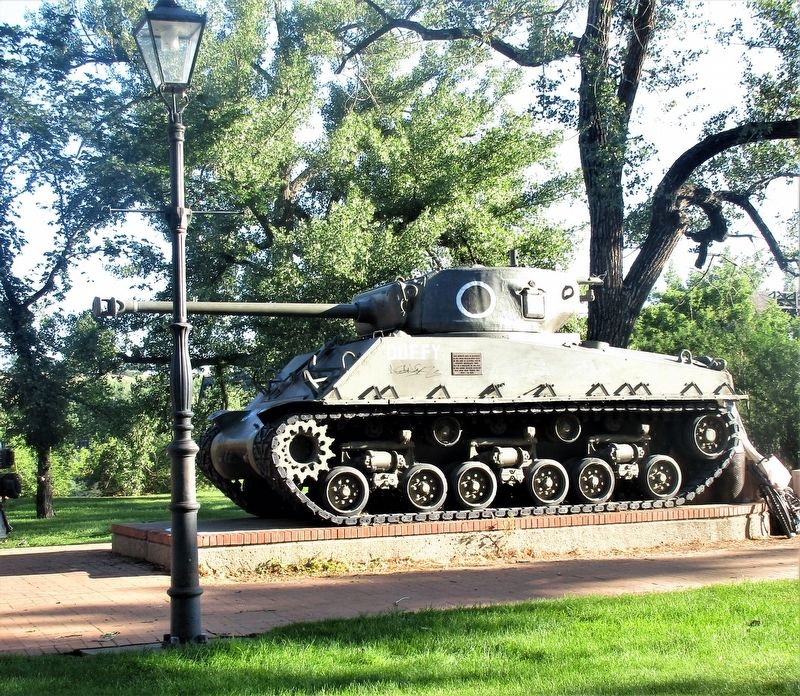 Medicine Hat Sherman Tank Marker image. Click for full size.
