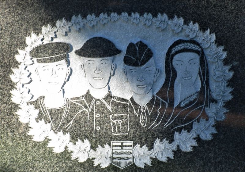Medicine Hat Veterans Memorial image. Click for full size.