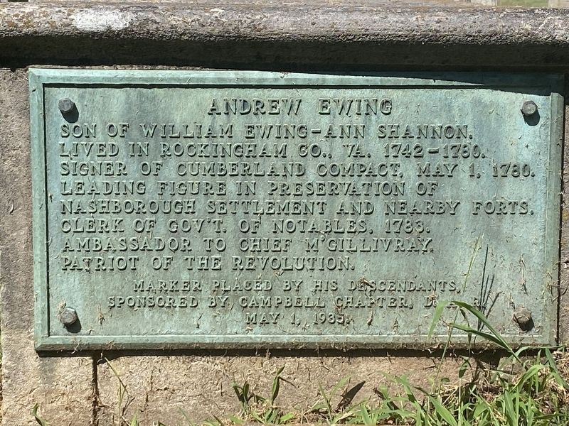 Andrew Ewing Marker image. Click for full size.