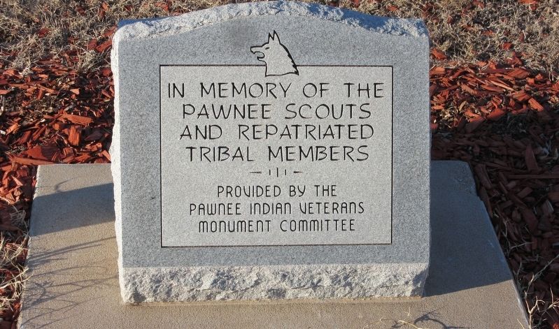 Pawnee Scouts Marker image. Click for full size.