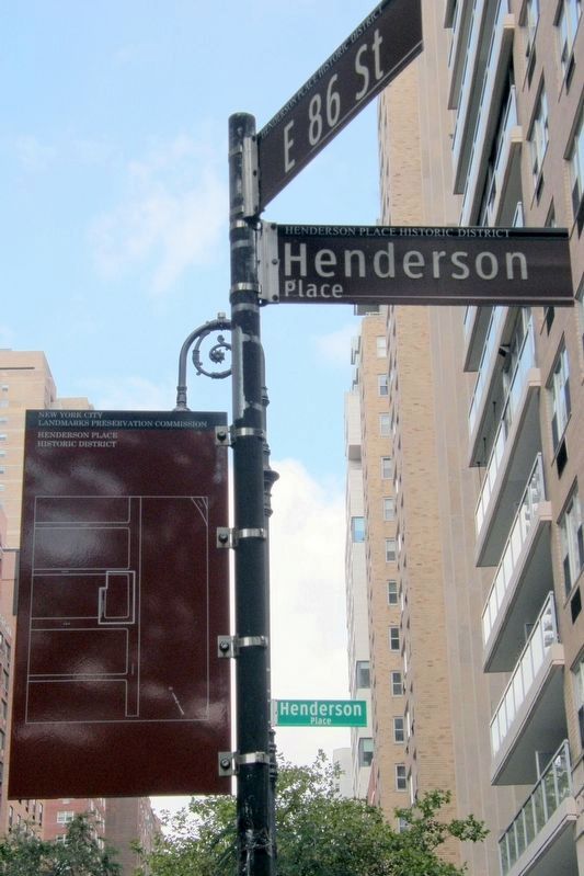 Henderson Place Historic District Marker image. Click for full size.