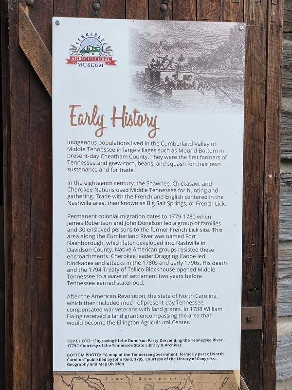 Early History Marker. Click for full size. Early History Marker image. Click for full size.