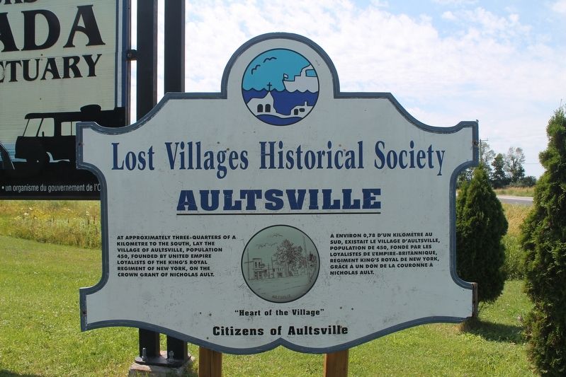 Lost Villages Historical Society Marker image. Click for full size.